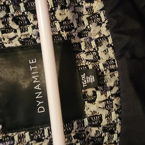 Green Tweed Dress and Blazer Set - Picture 4 of 6